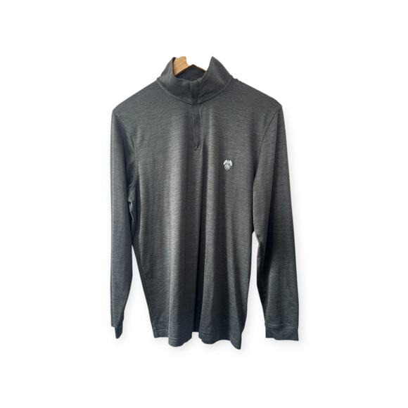 Under Armour GOLF Gray Loose Fit HOLLY HILLS 1/4 Zip Pullover Shirt Men's Medium - Picture 1 of 7